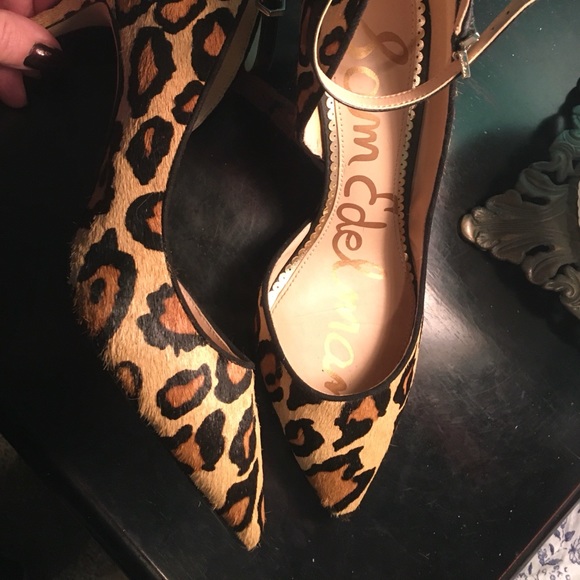 Sam Edelman Shoes Same Edelman Hair Calf Kitten Heel
